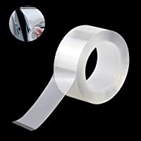 Demason 10mx5cmx0.5mm Lámina Protectora de Coche- Transparente- Protector para Parachoques- Protección de Bordes de Goma…